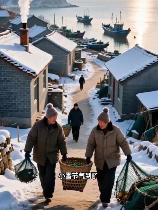 小雪晒鱼干储备冬季食材