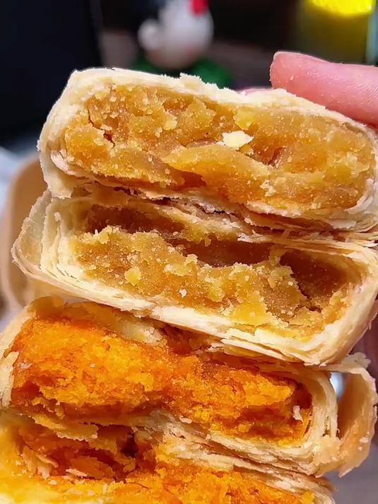 纯手工酥皮糕点!黄庄三太子,苏式月饼中秋休闲小吃