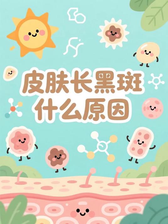 皮肤长黑斑什么原因