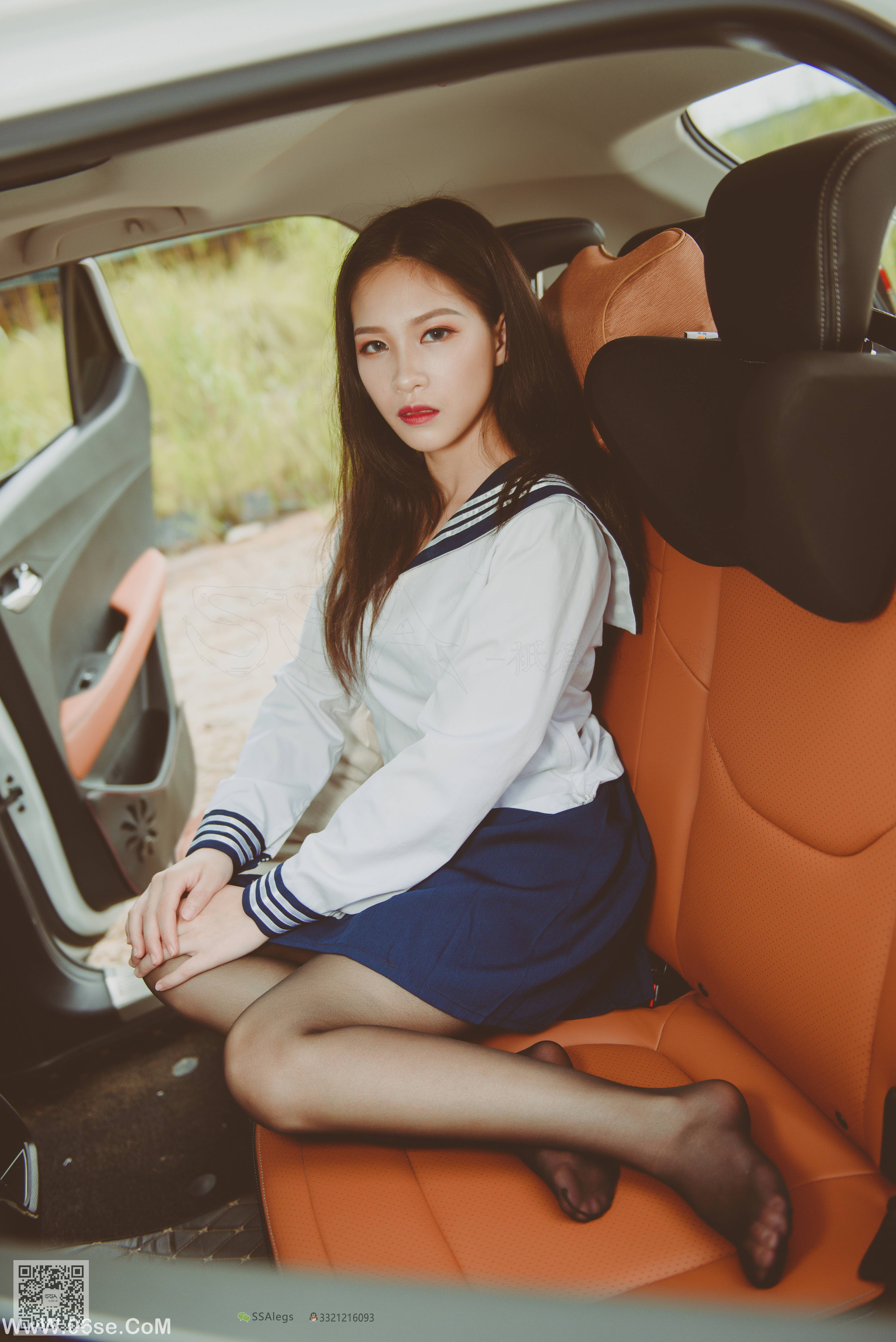 图片[8]-[SSA丝社] NO.017 佳佳 小丝妹佳佳练车记[63P1.02G]-六色网