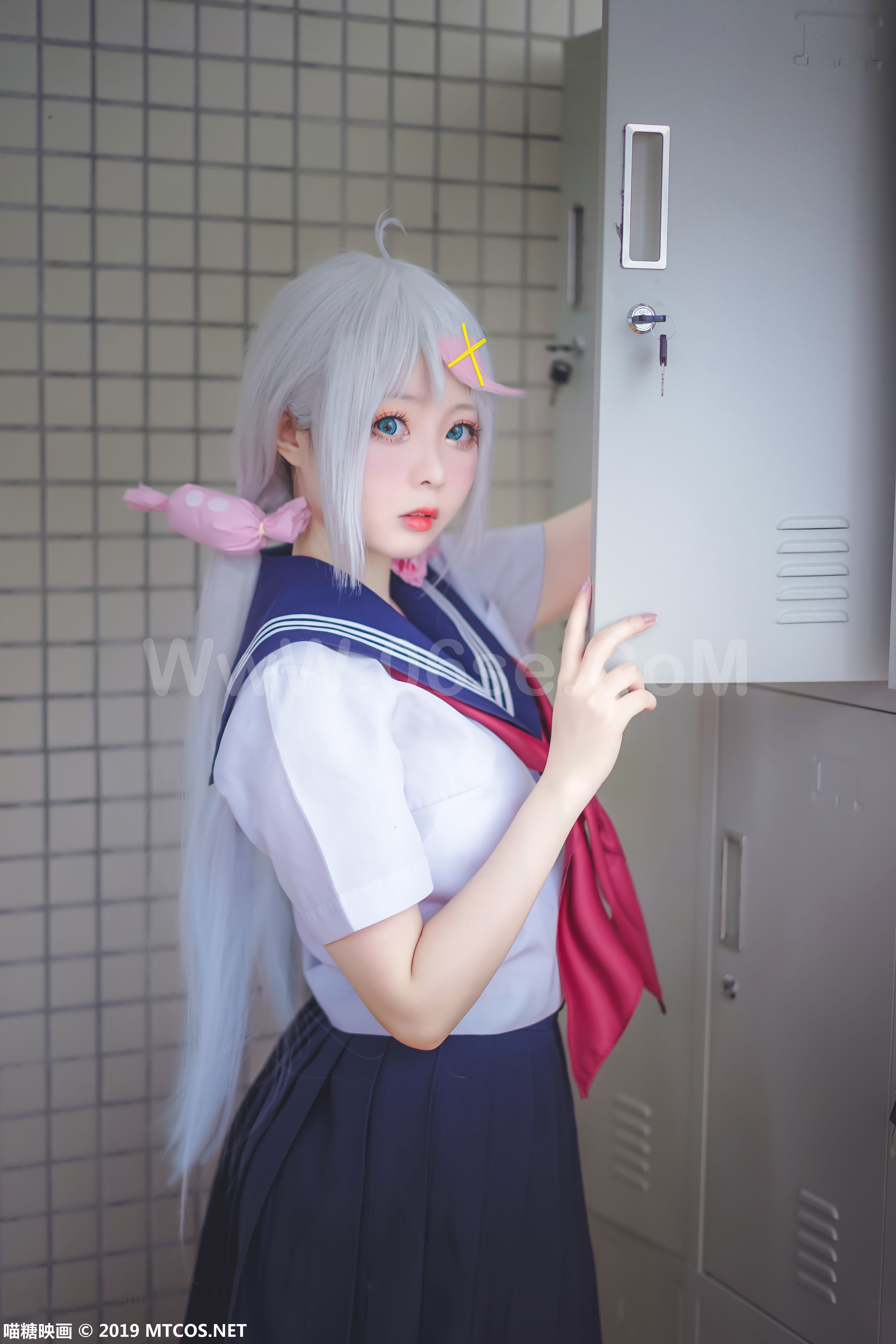 图片[22]-[MTCos] 喵糖映画 Vol.058 嶋葵 甜心小萝莉-六色网