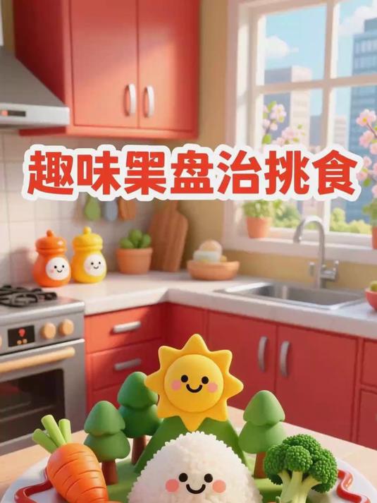 儿童 “挑食”,食材趣味摆盘 + 多样化,食香不挑