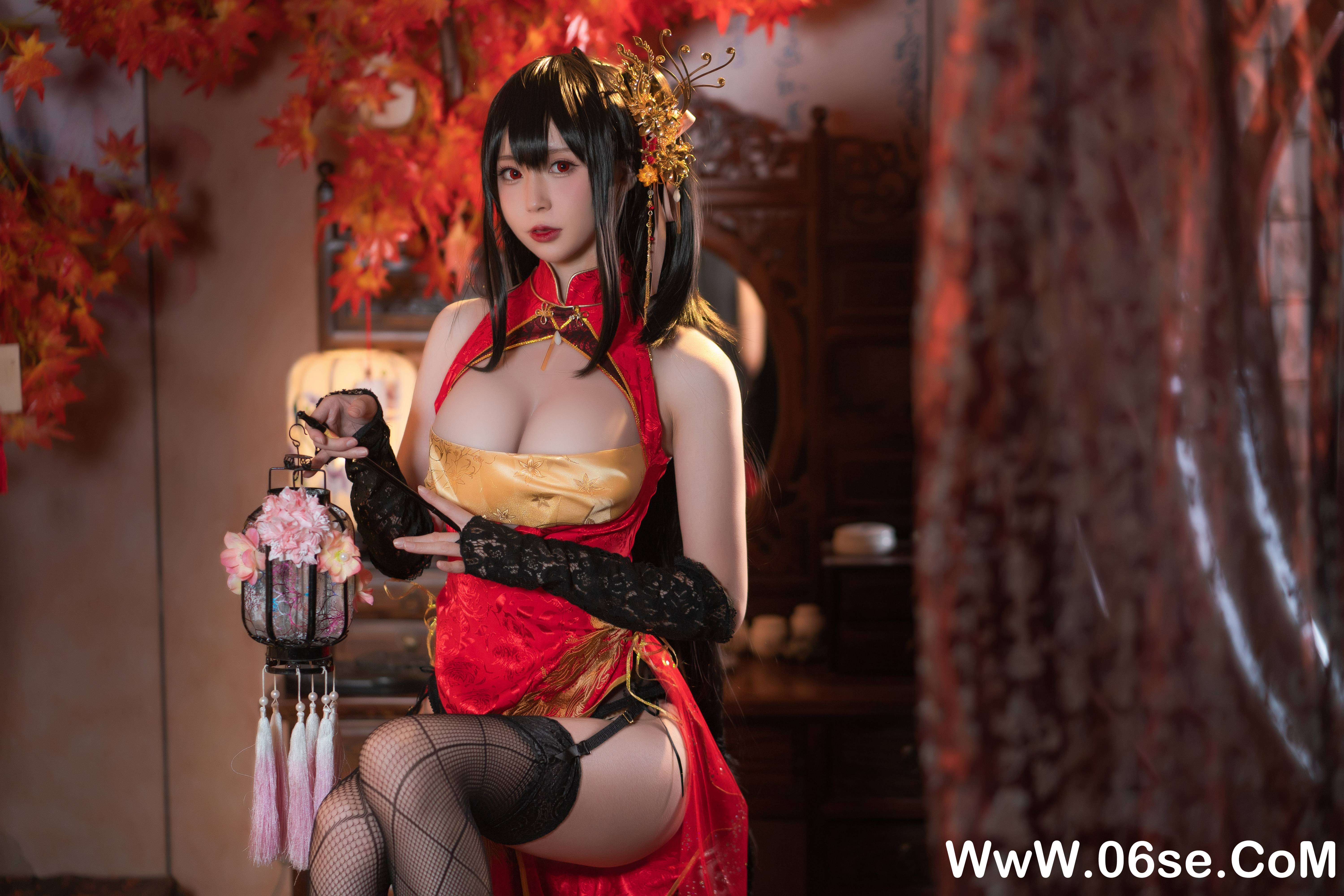 图片[14]-西园寺南歌写真 NO.008 – 大凤 旗袍[35P163M]-六色网