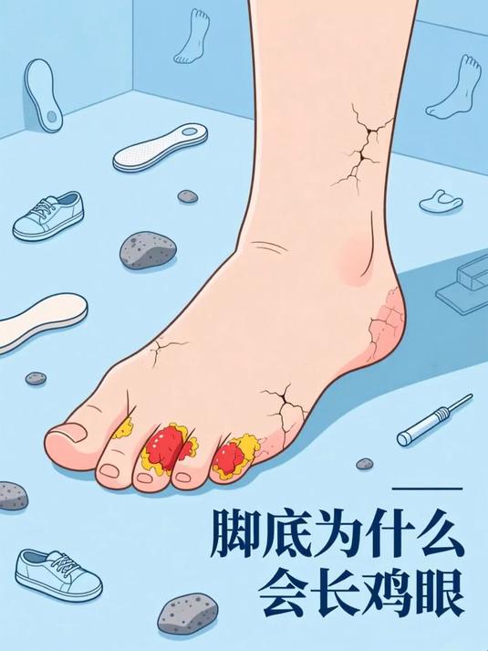 脚底为什么会长鸡眼
