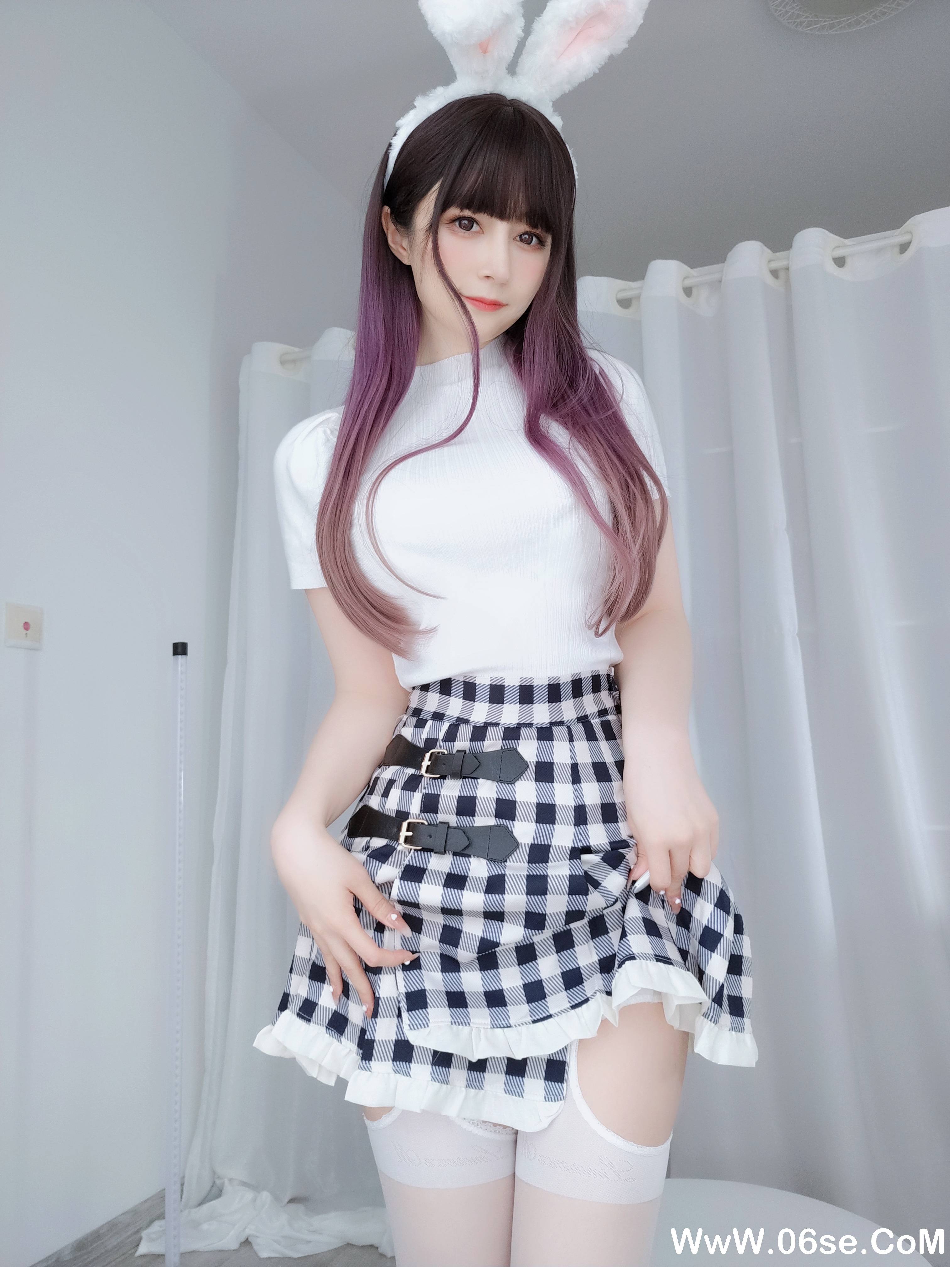 图片[15]-Coser小姐姐白银 NO.152 — 白丝兔女郎[168P+7V1.19G]-六色网