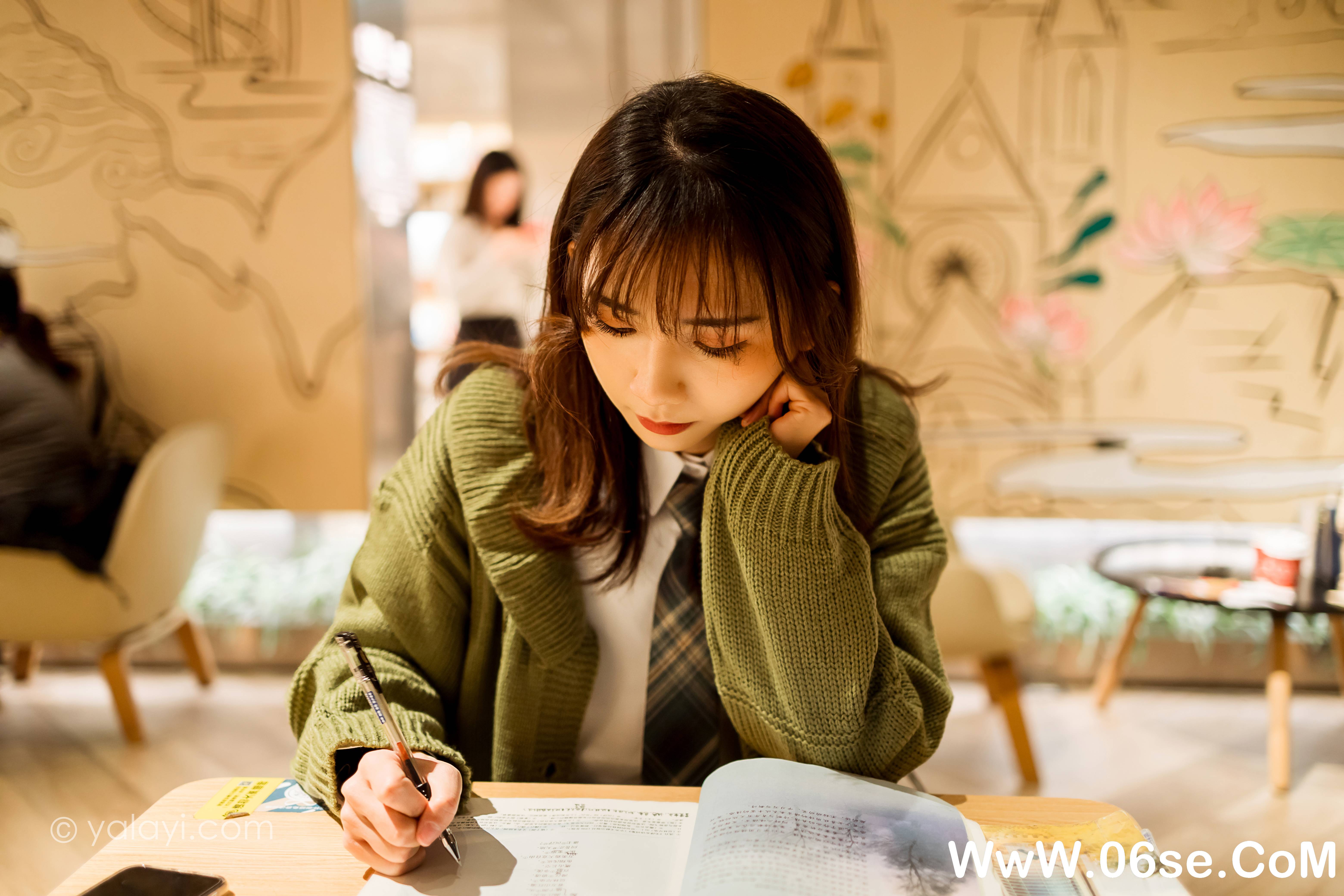 图片[15]-[YALAYI雅拉伊] 2021.01.19 NO.753 果果《一起补习的日子》[44P+1P578M]-六色网