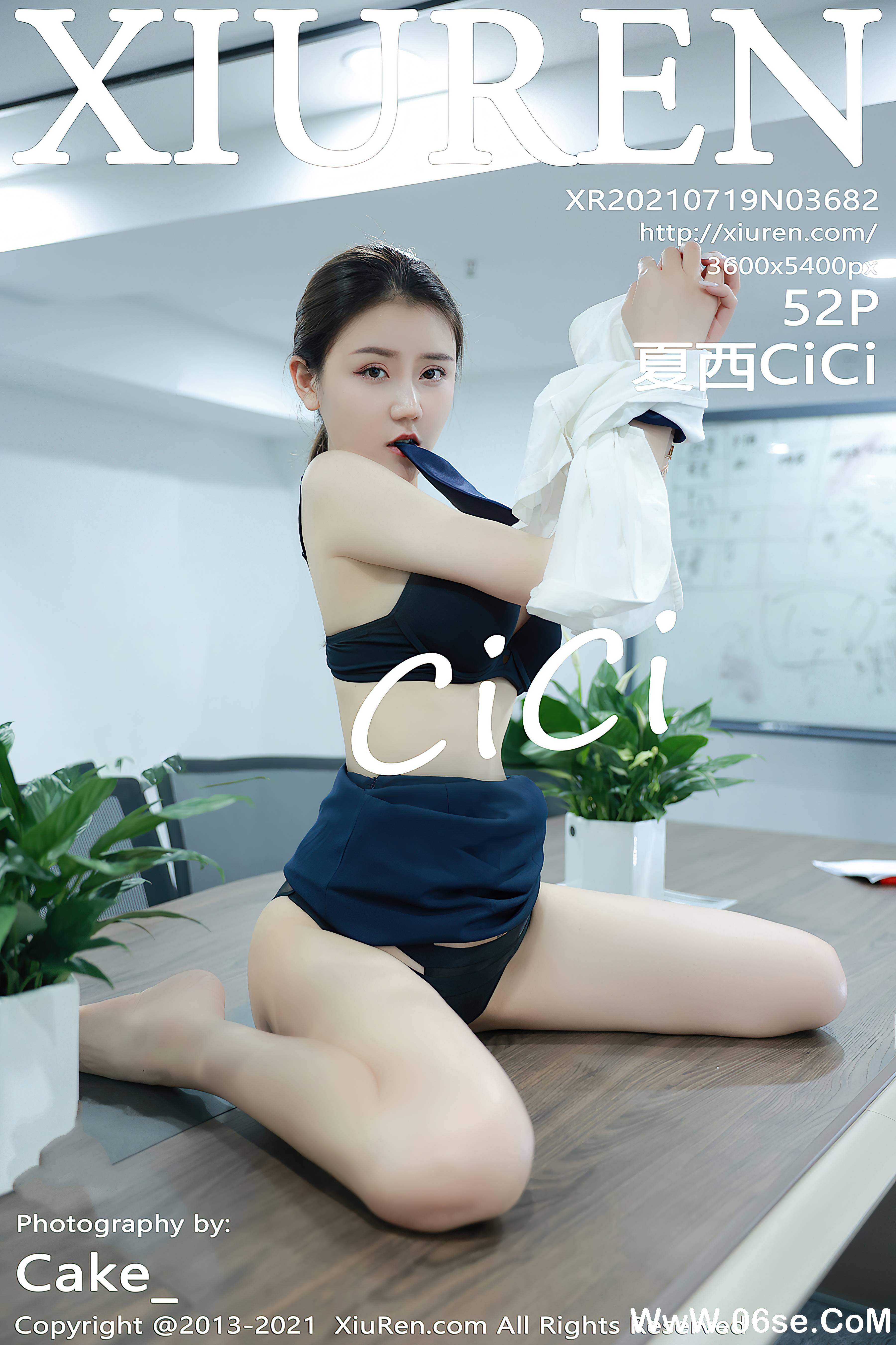 [XIUREN秀人网] 2021.07.19 NO.3682 夏西CiCi[52+1P474M]-六色网