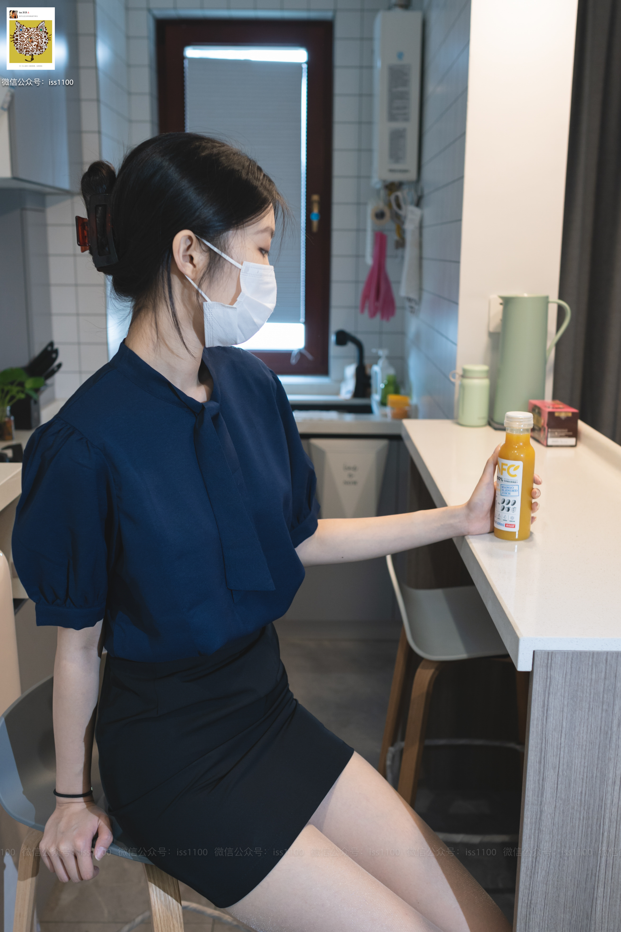 图片[22]-ISS公众号系列 – 美晗 蓝色衬衫[101P+1V599M]-六色网