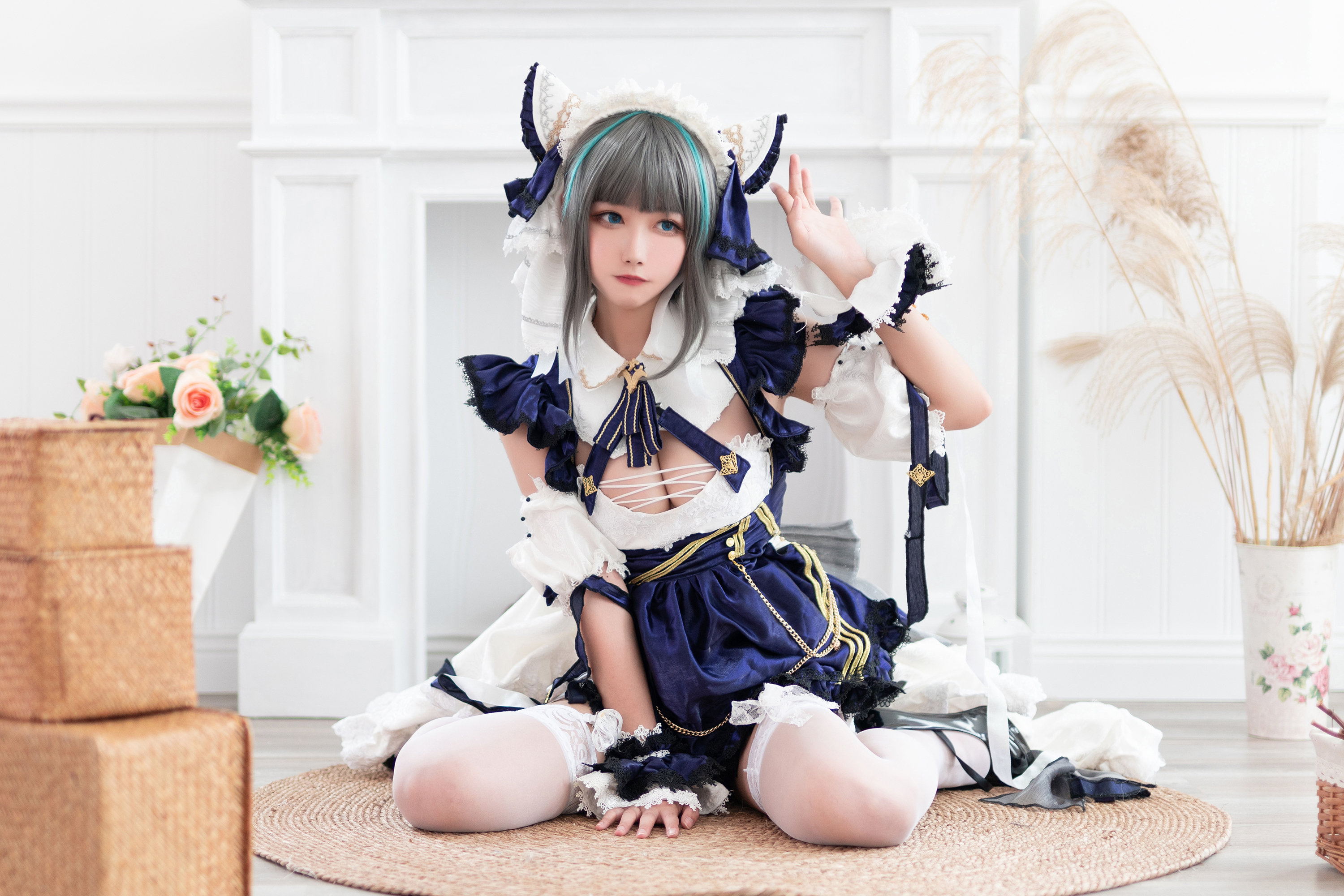 图片[10]-Momoko葵葵 NO.017 – 柴郡 [25P81M]-六色网