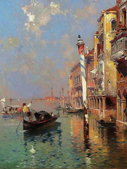 19 世纪奥地利浪漫主义画家弗朗茨理查德翁特伯格