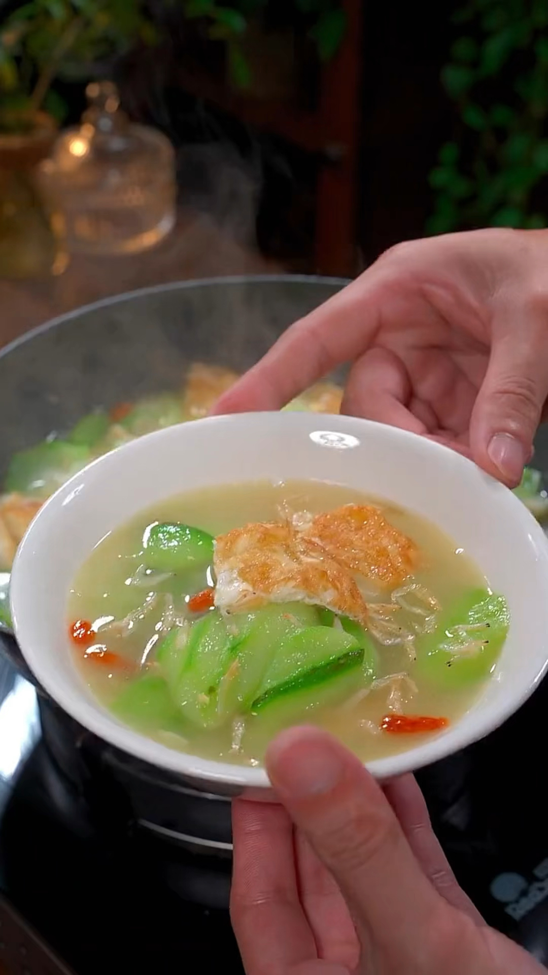 丝瓜鸡蛋汤的家常做法