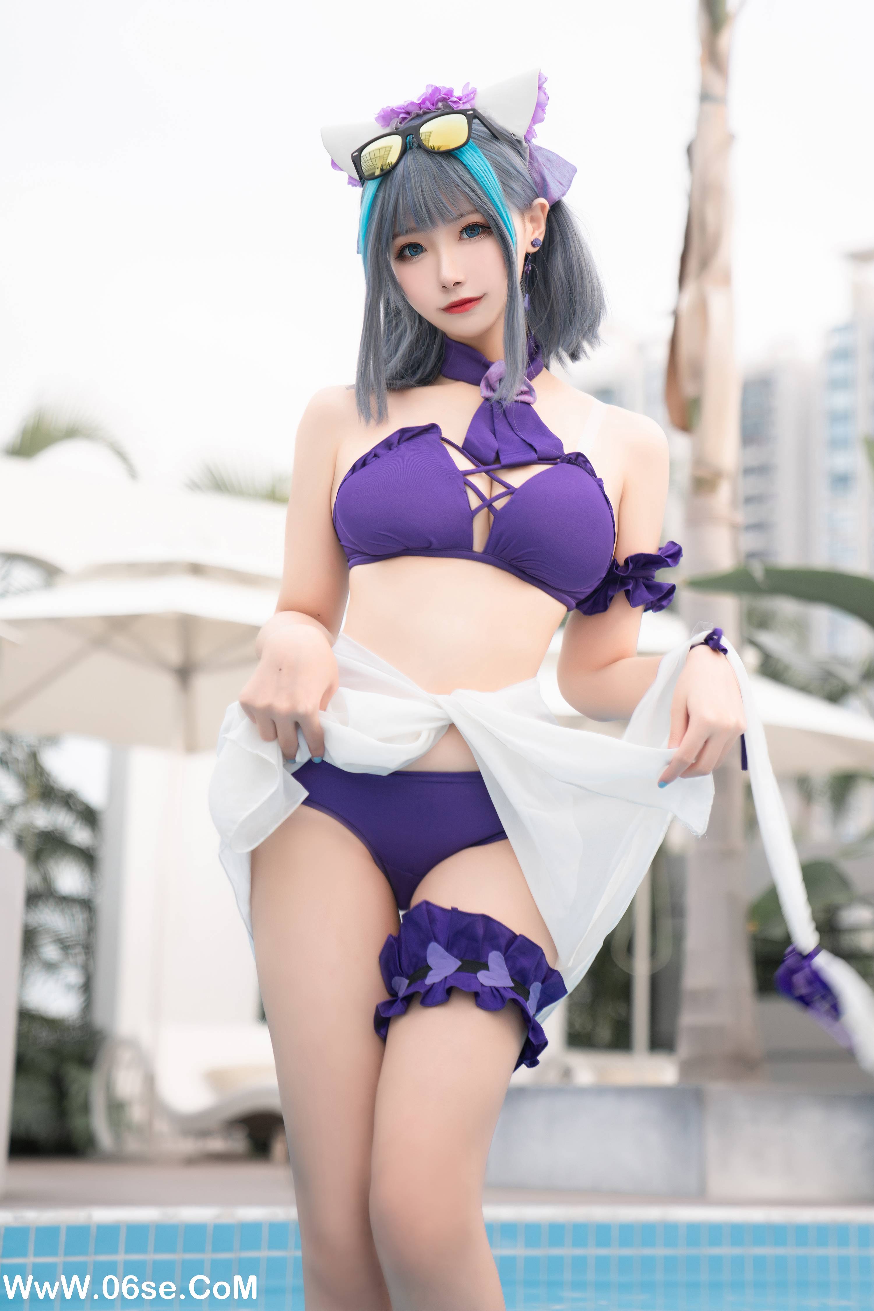 图片[34]-Momoko葵葵 NO.018 – 柴郡水着[40P+1V313M]-六色网