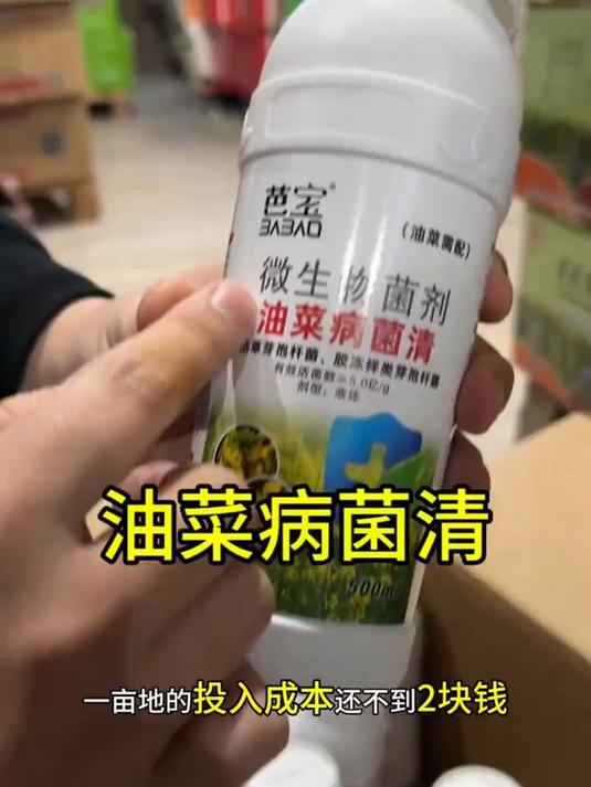 农用油菜病菌清,用于抗性油菜菌核病霜霉炭疽病油菜种植