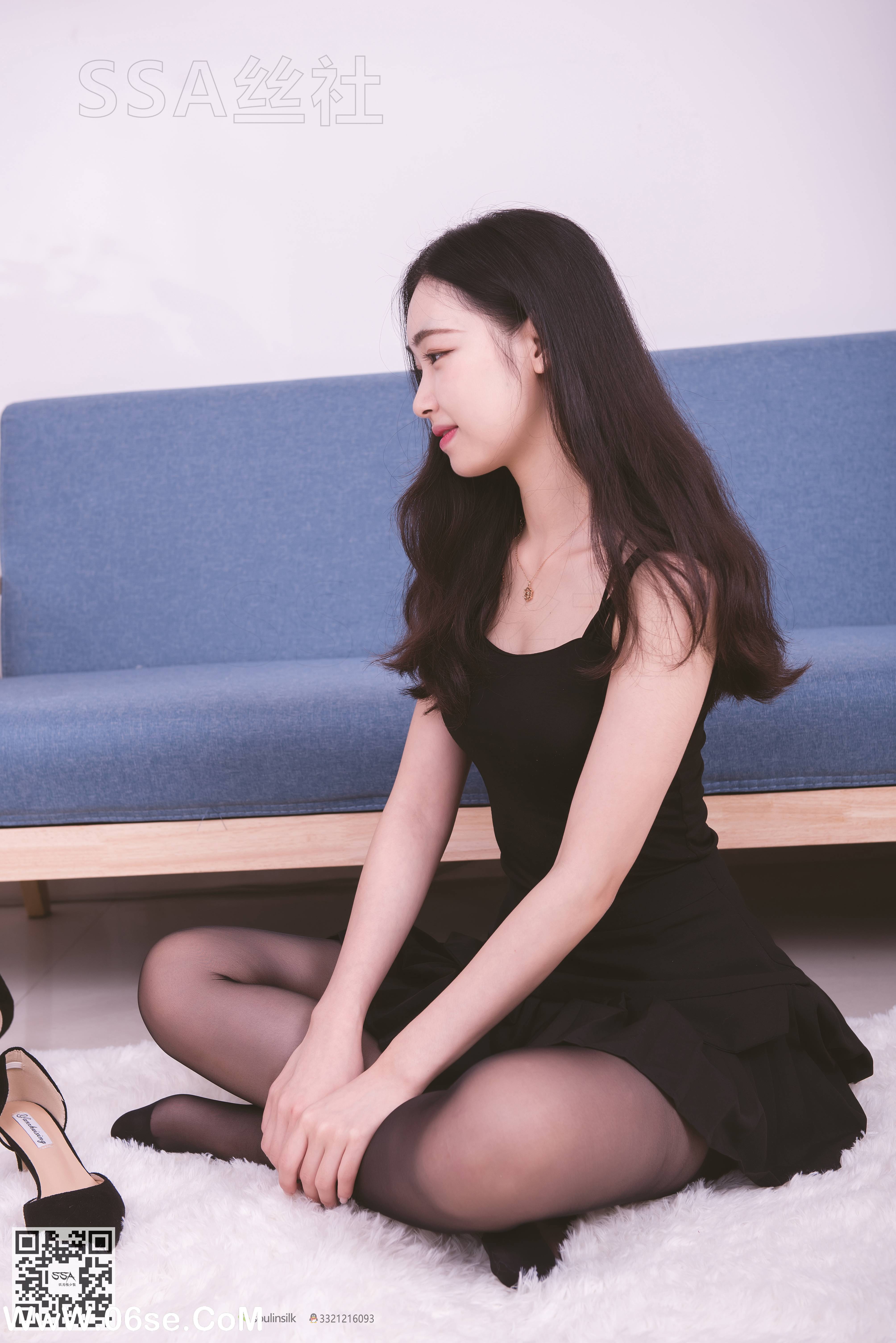 图片[84]-[SSA丝社] NO.122 文娟 无法抵挡的黑色脚尖加固丝袜[129P1.25G]-六色网