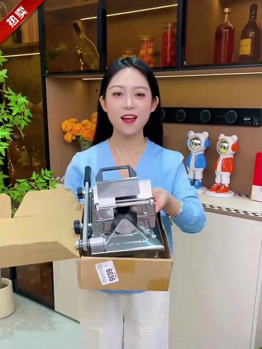 在家涮火锅必备!切片机轻松切牛羊肉卷,口感纯正,操作超简单