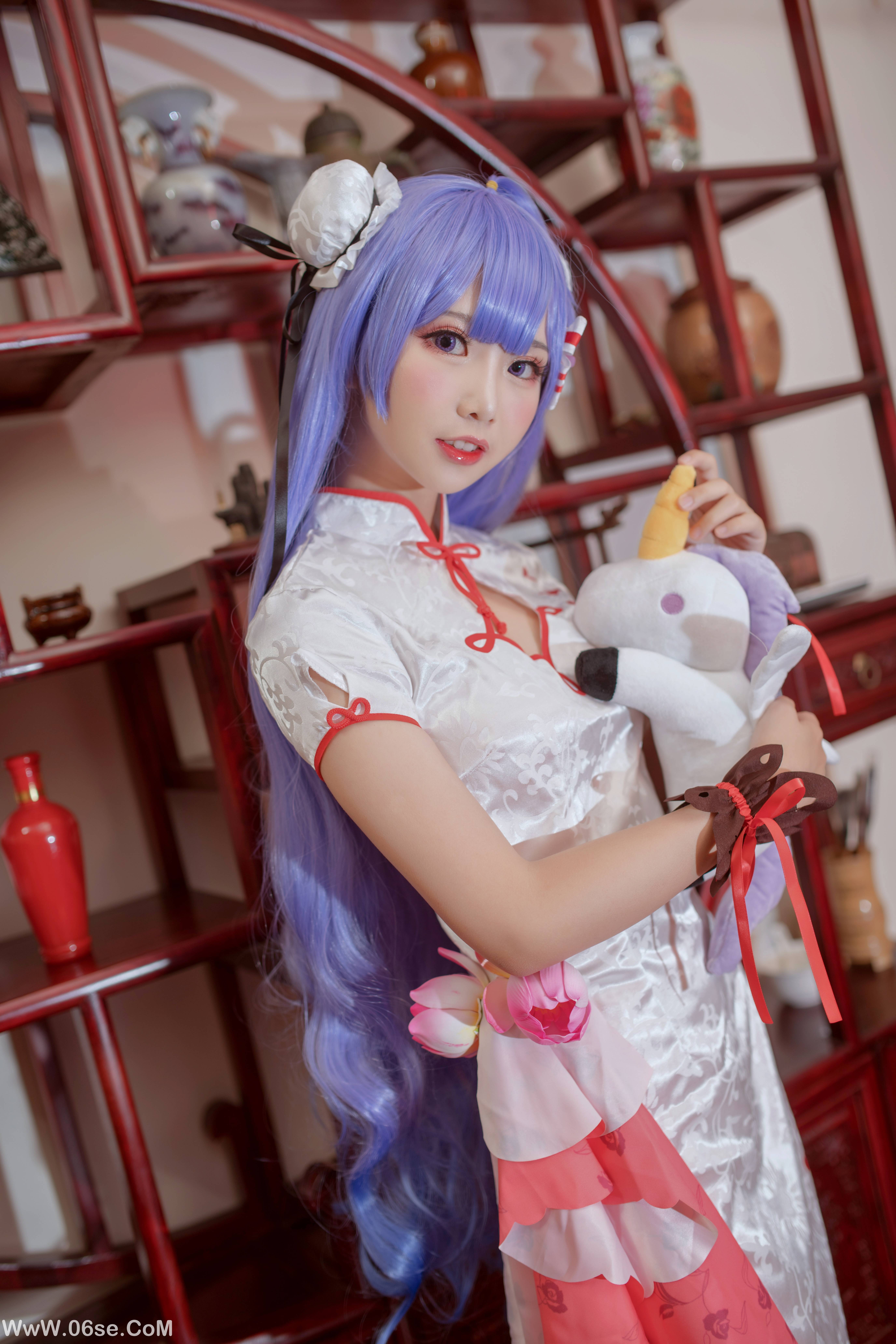 图片[4]-Coser面饼仙儿 NO.015 – 旗袍COS[20P230M]-六色网