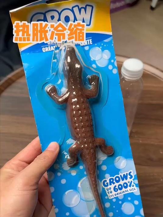 创意巨无霸鳄鱼玩具泡大珠膨胀，超赞！