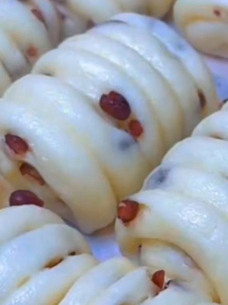 今天做红豆馒头