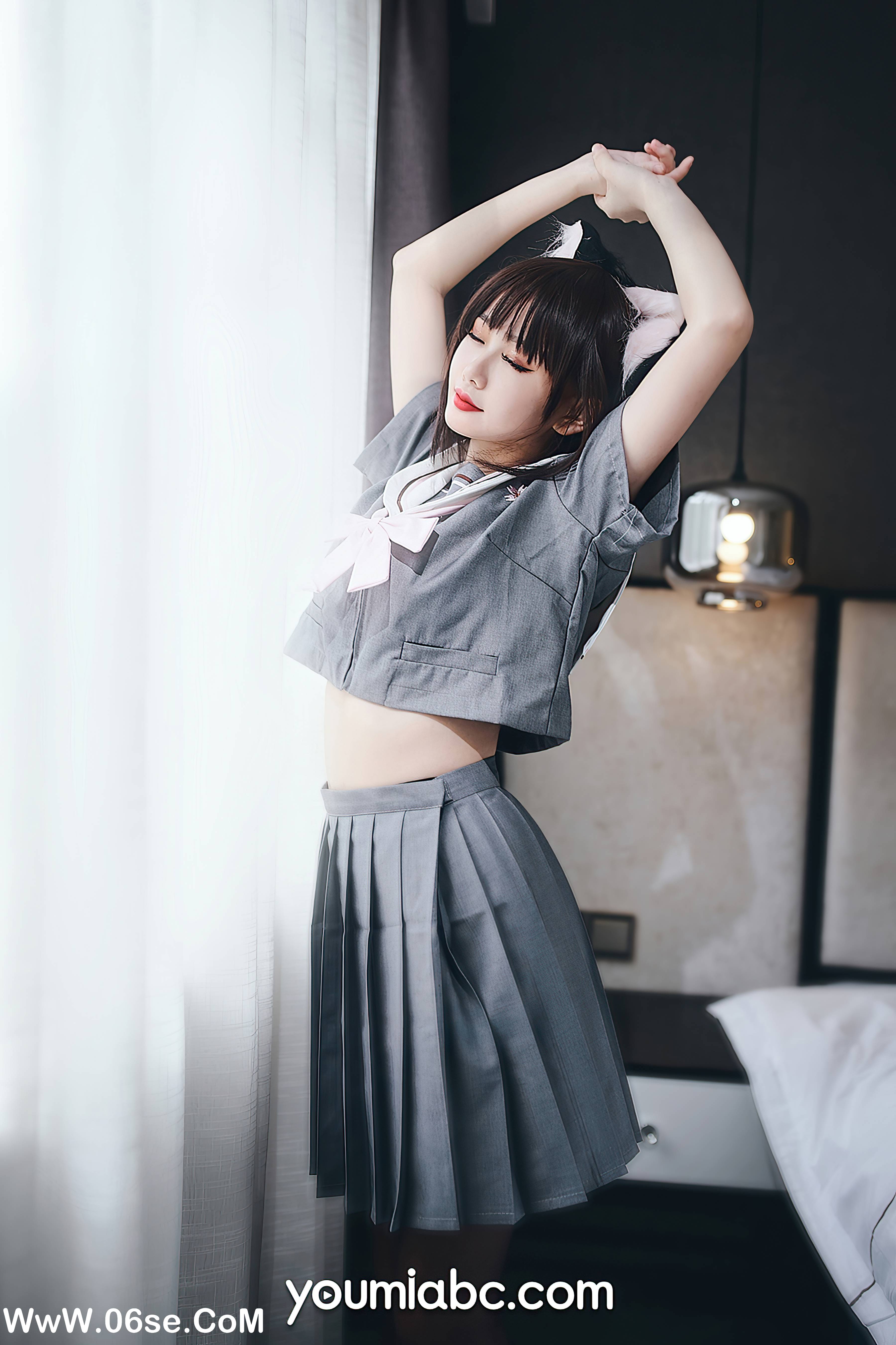 图片[6]-[YouMi尤蜜] 2020.11.10 制服猫娘 您的蛋蛋[43+1P843M]-六色网