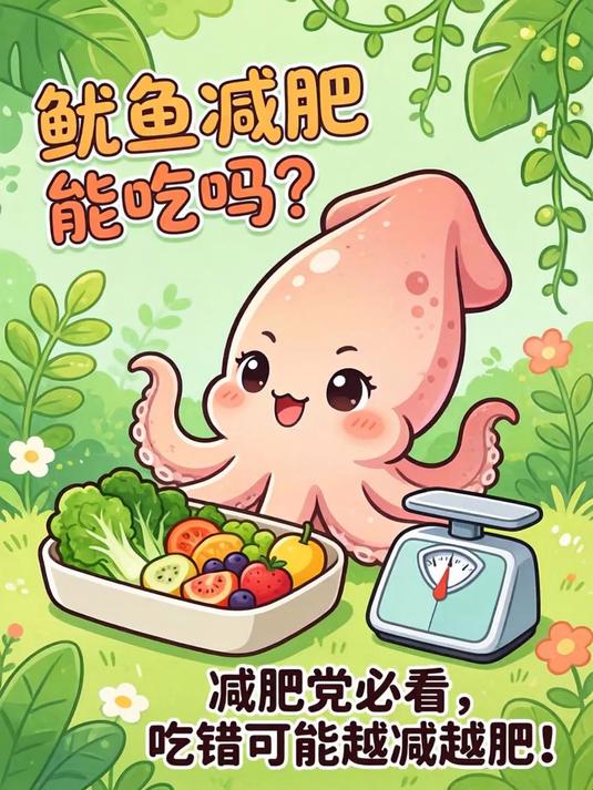 鱿鱼减肥能吃吗?减肥党必看,吃错可能越减越肥!