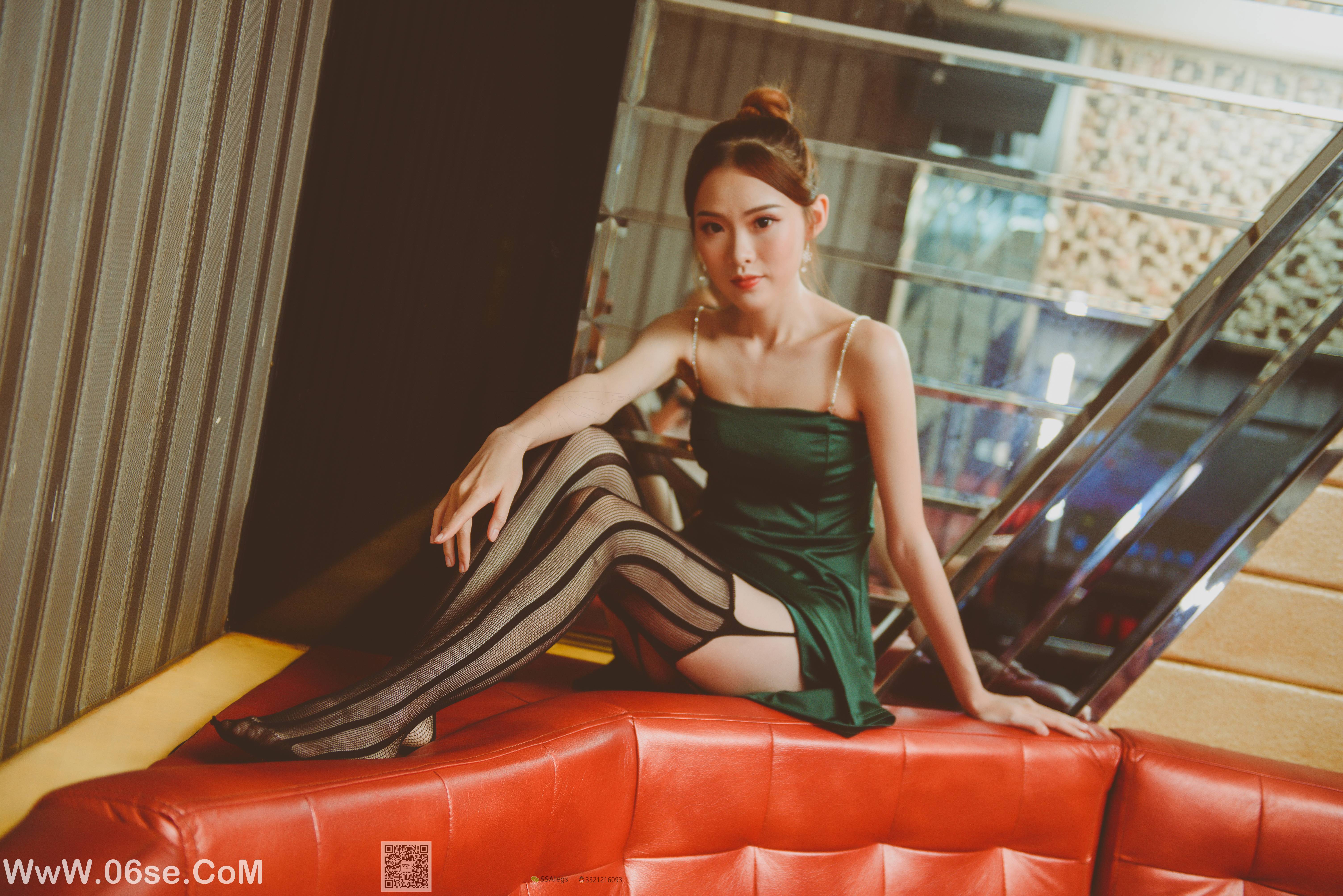 图片[38]-[SSA丝社] NO.019 琪琪 KTV骨感网袜美女[99P1.91G]-六色网