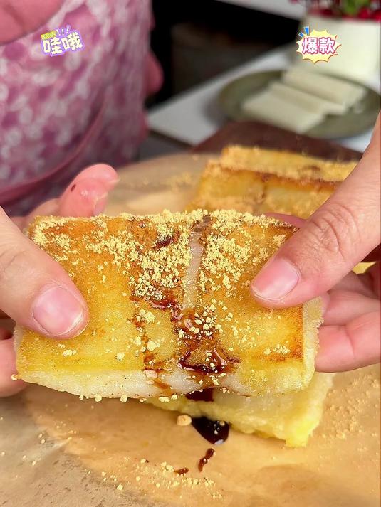 湖北特产糍粑！手工纯糯米，拉丝口感绝了！