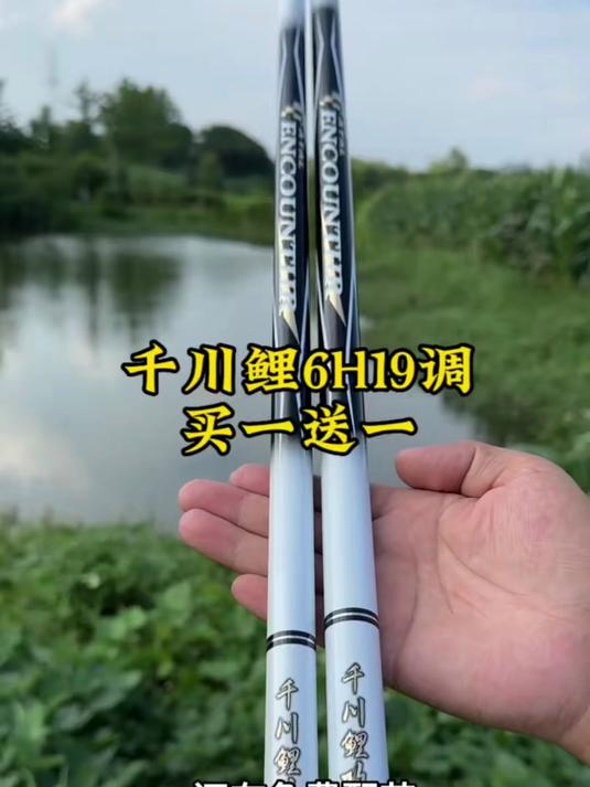 新款千川鲤汐涧鱼竿台钓竿超轻超硬19调6H8H鲢鳙黑坑竿综合竿鲫鱼