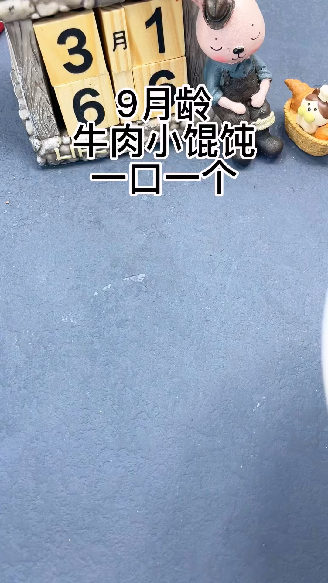 牛肉小混沌一口一个九月宝宝可吃