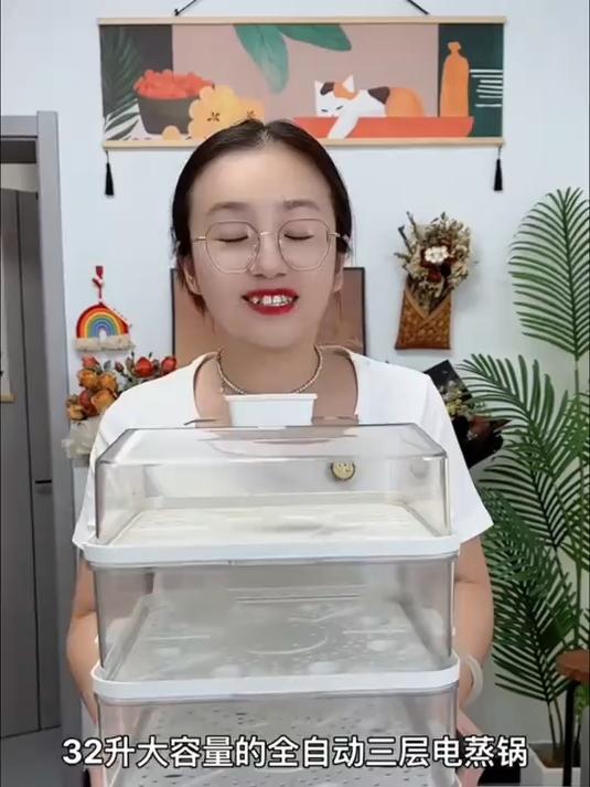 大容量多功能电蒸锅,特别好用,自带预约定时功能!