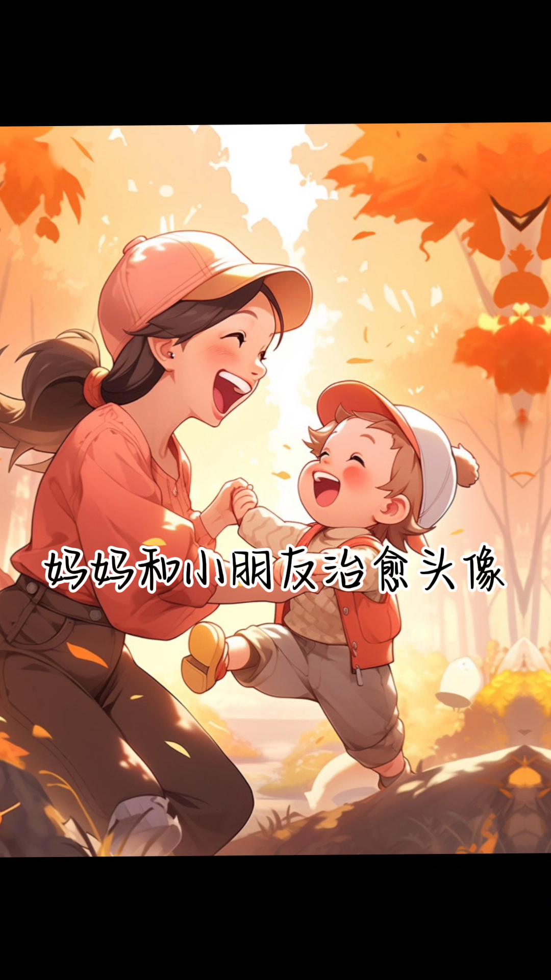 妈妈和小朋友治愈头像