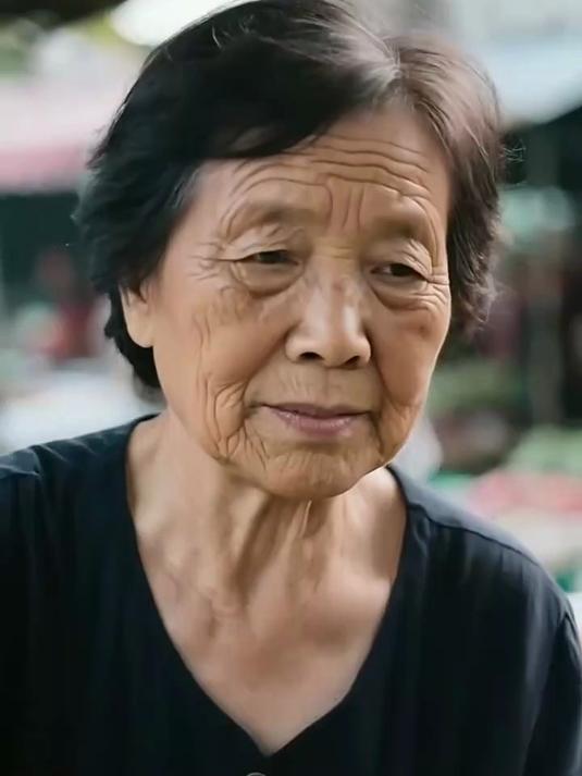 面对顾客的调侃与孙子,卖菜的赵阿姨决定作出改变