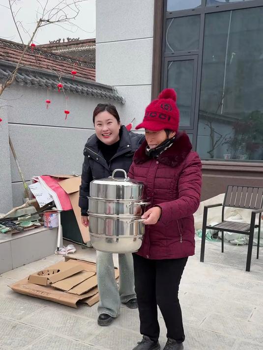 俺婆婆说今天好好夸夸我 这款大蒸锅真是买到心坎里了