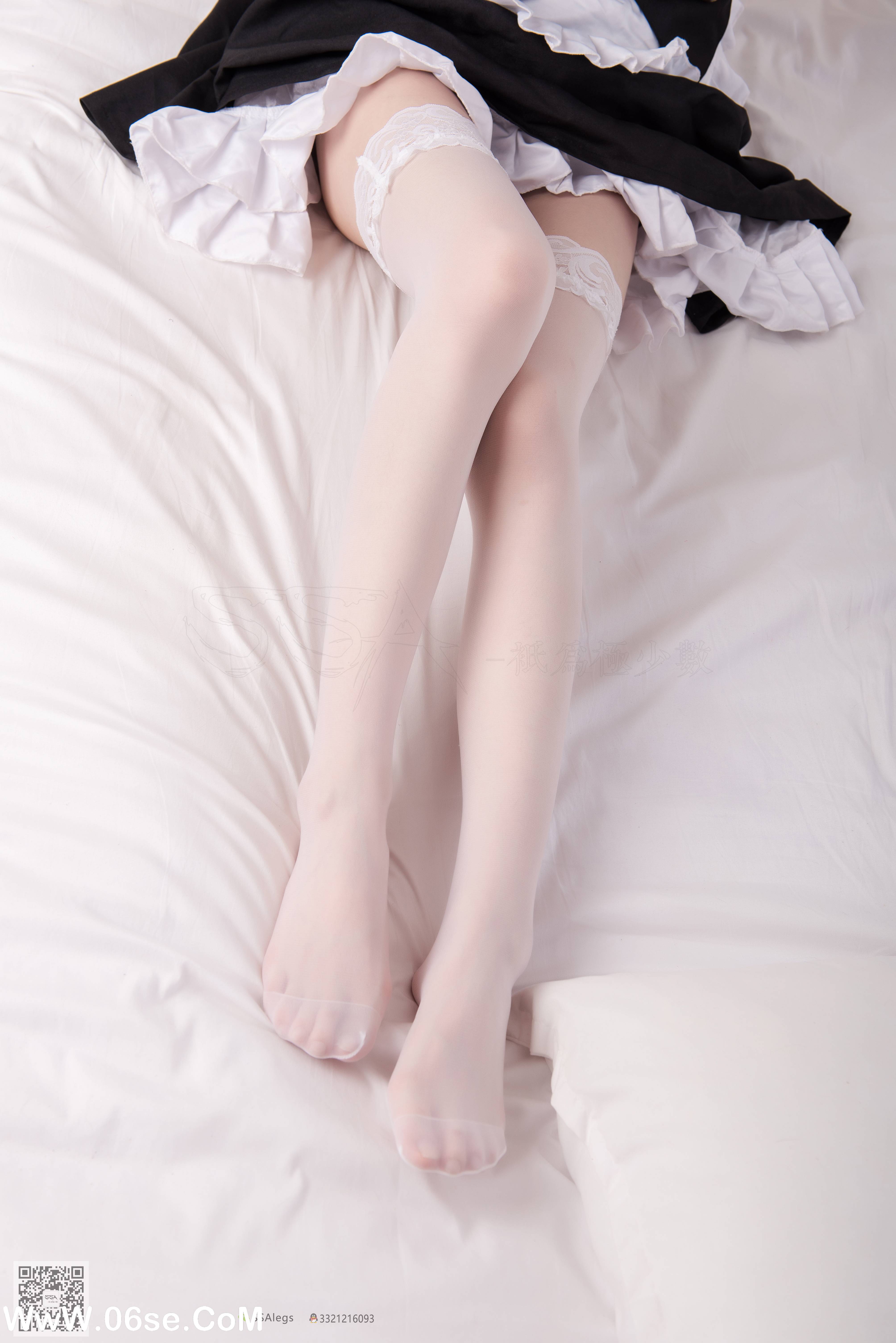 图片[36]-[SSA丝社] NO.025 琪琪 甜美风女仆白色长筒丝袜[99P0.99G]-六色网