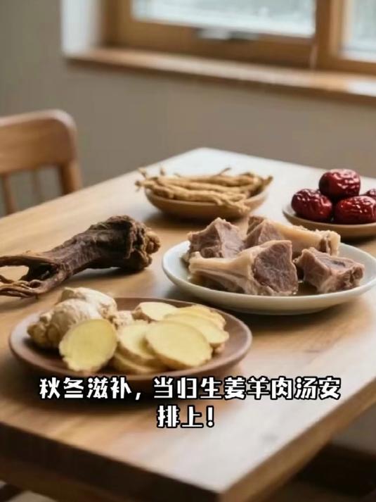 秋冬滋补汤!当归生姜羊肉汤,暖身补气血