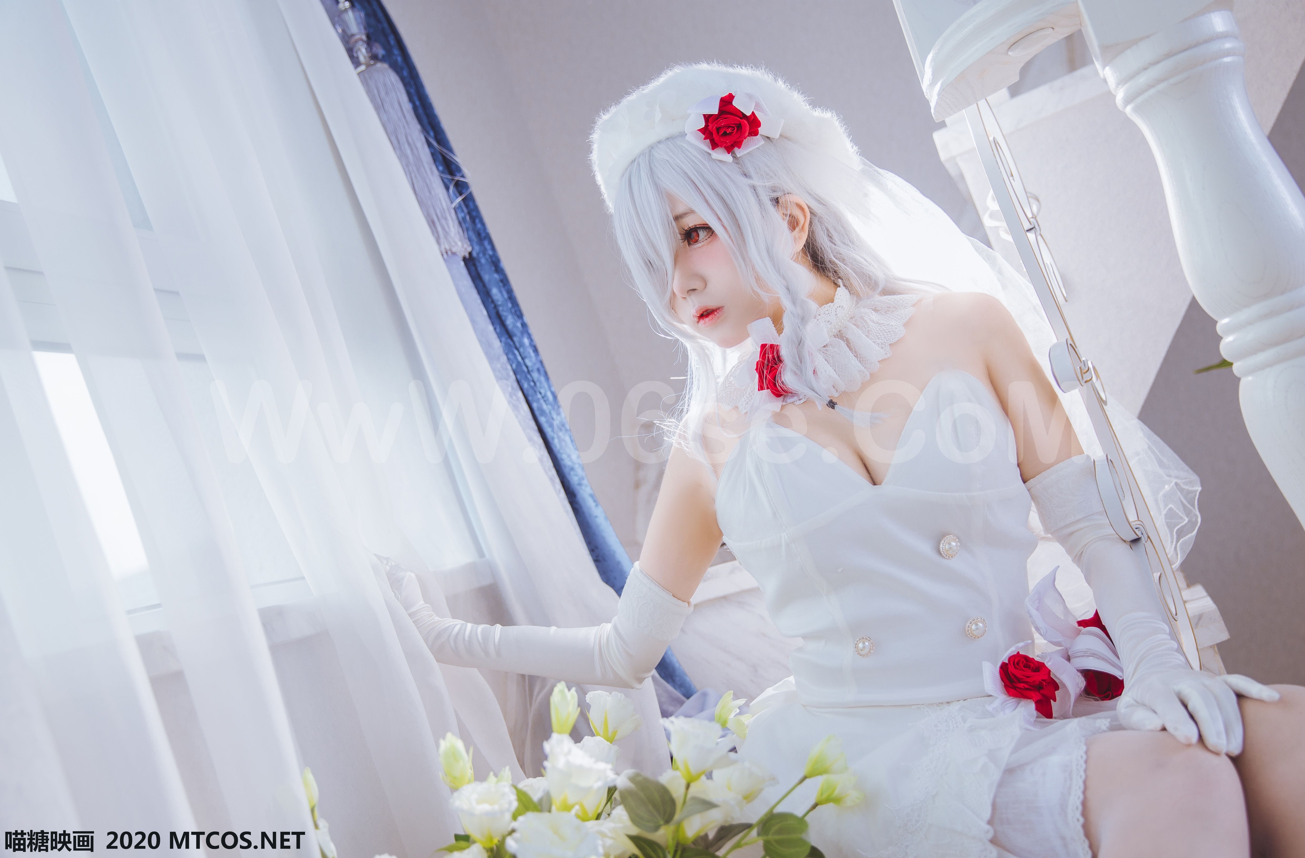 图片[34]-[MTCos] 喵糖映画 Vol.123 花嫁COS-六色网