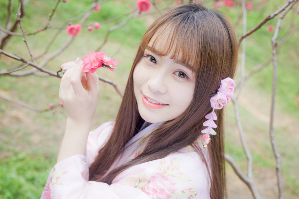 图片[8]-桃花。和服-六色网