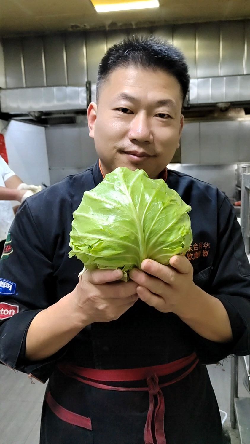 包菜快速切块