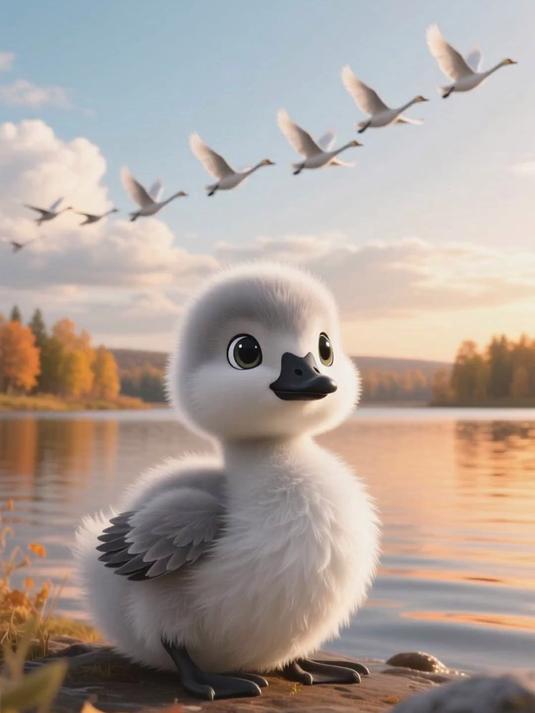 大天鹅的长途迁徙记