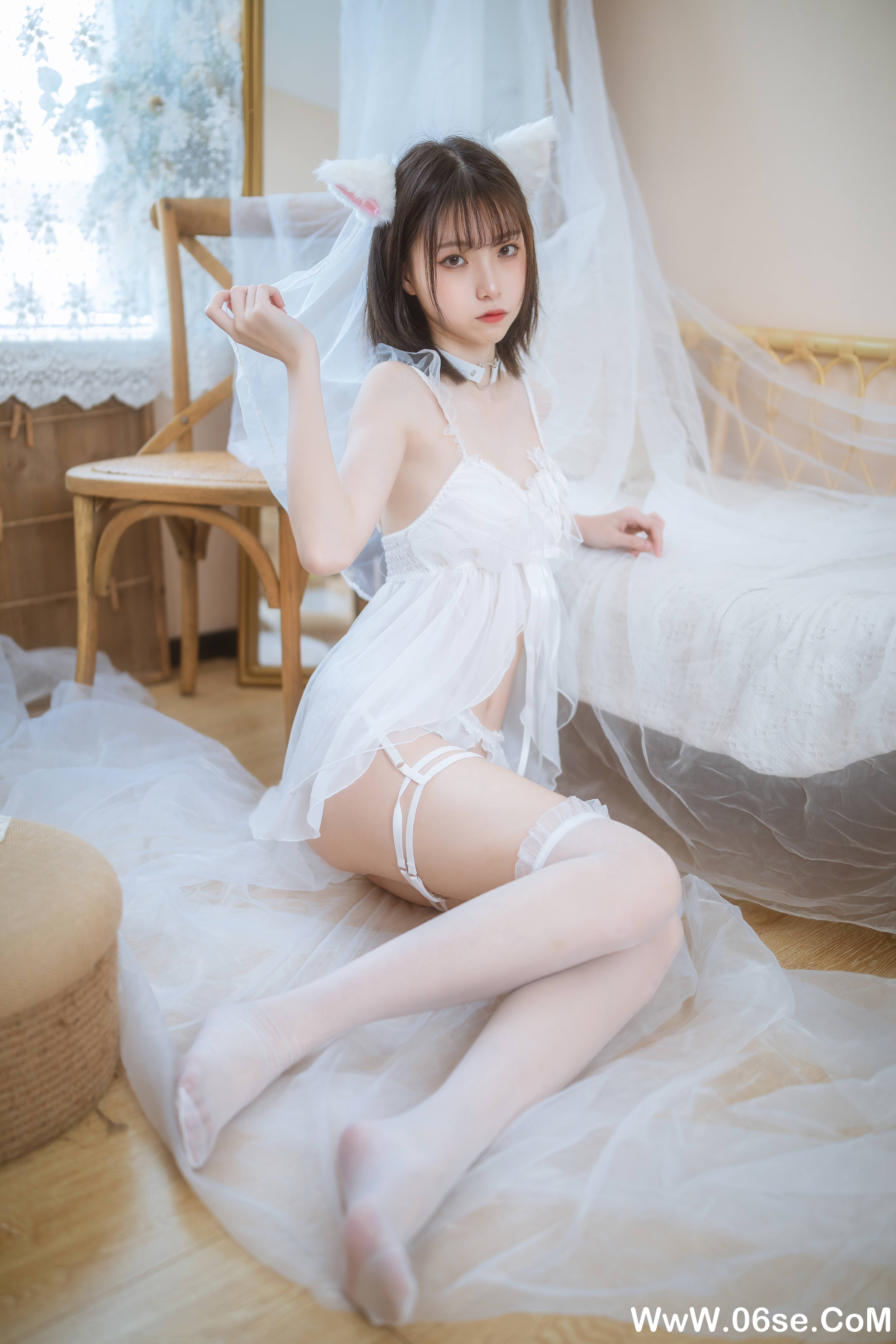 图片[13]-许岚 NO.003 — 少女白色裙[41P627M]-六色网