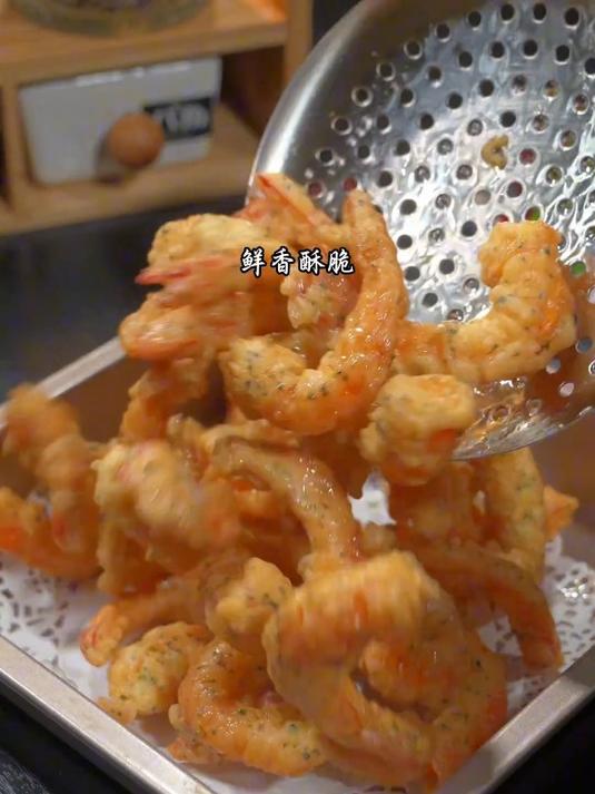 酥脆美味的天妇罗炸虾