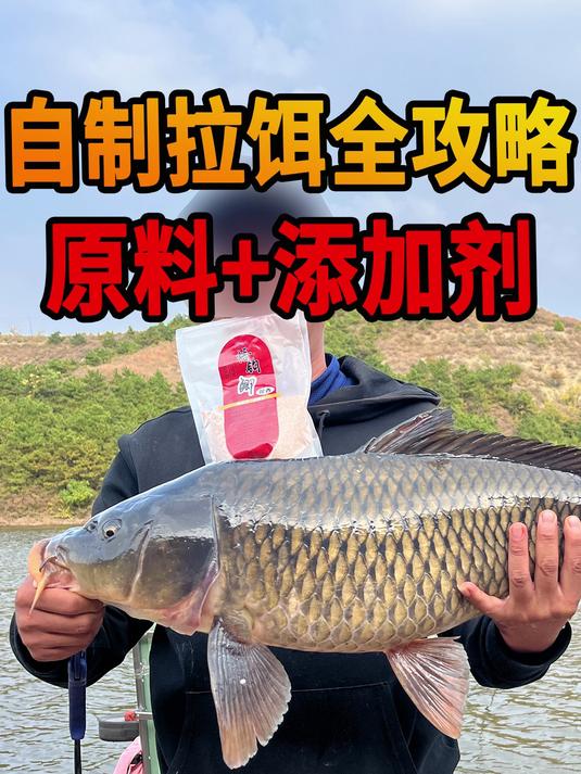 我家饵料的制作配方 钓鱼饵料 野钓鲫鱼 鱼饵 鲫鱼饵料