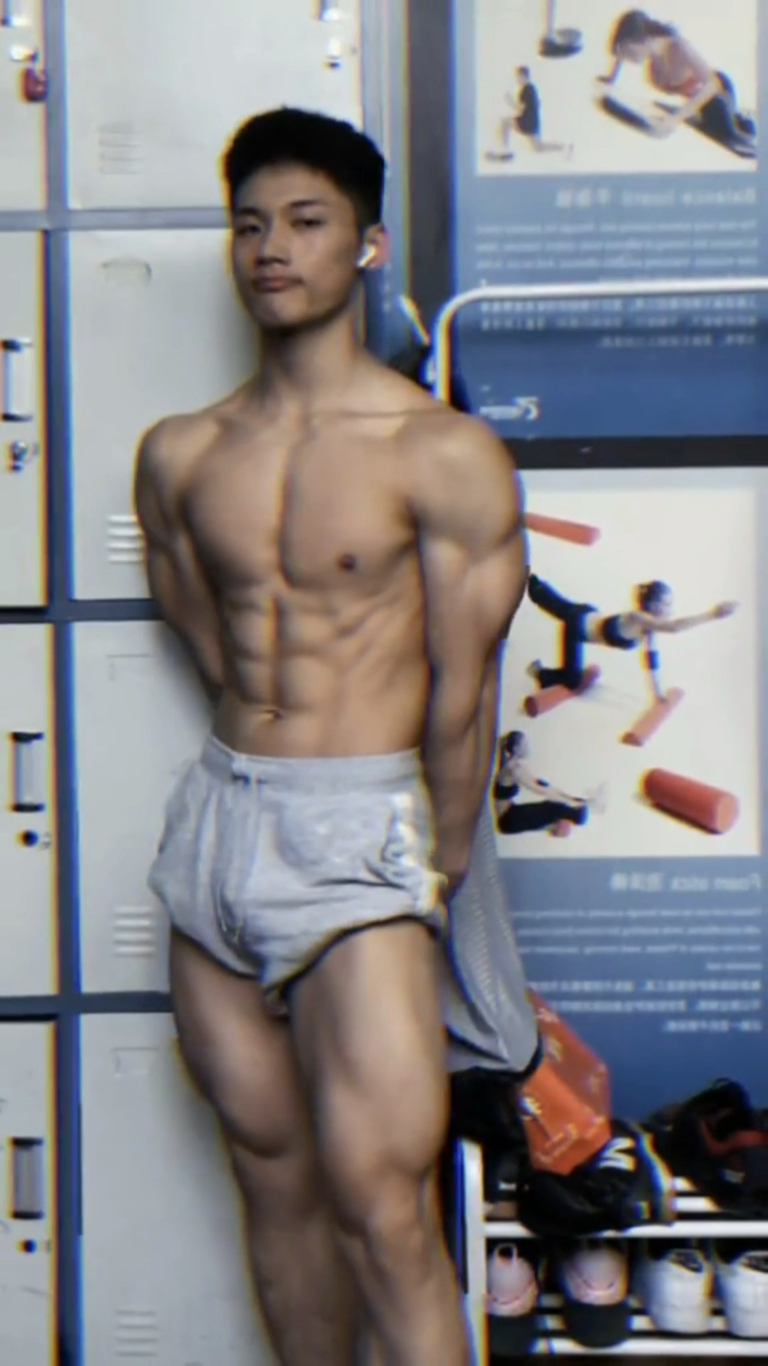可可爱爱的腹肌体育生,原来肌肉男也能这么可爱