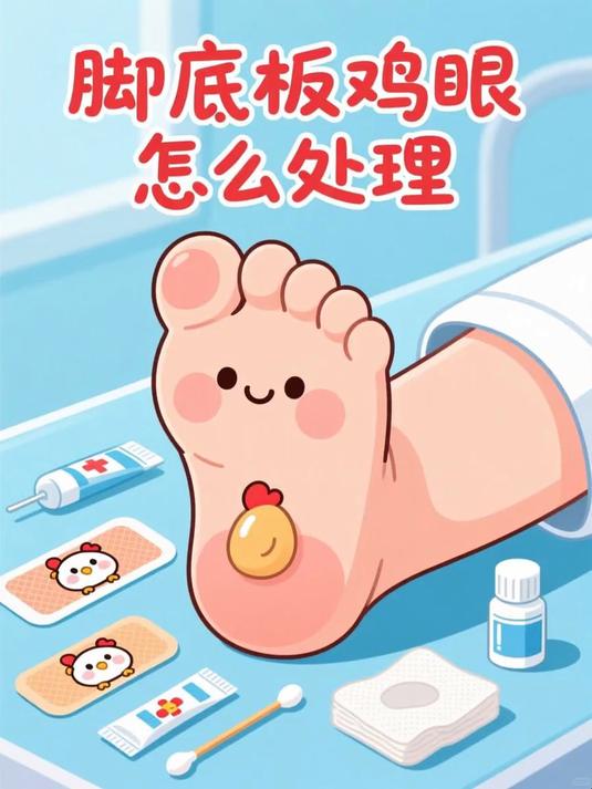 脚底板鸡眼怎么处理 #健康扬帆季#