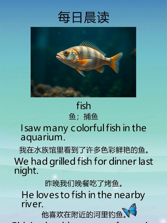 每日晨读_小学英语_fish