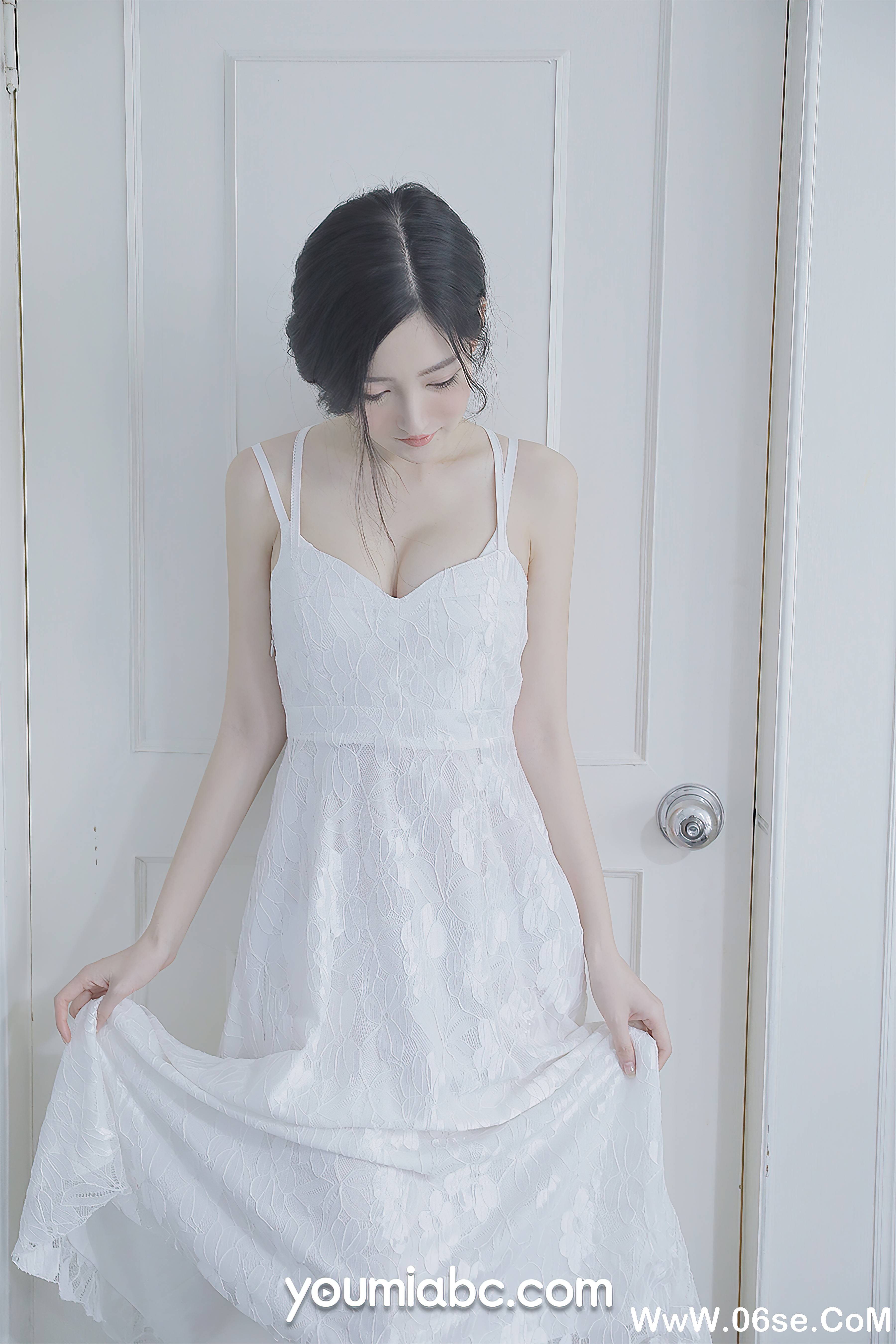 图片[6]-[YouMi尤蜜] 2021.04.22 白裙少女 沈梦瑶[23+1P398M]-六色网
