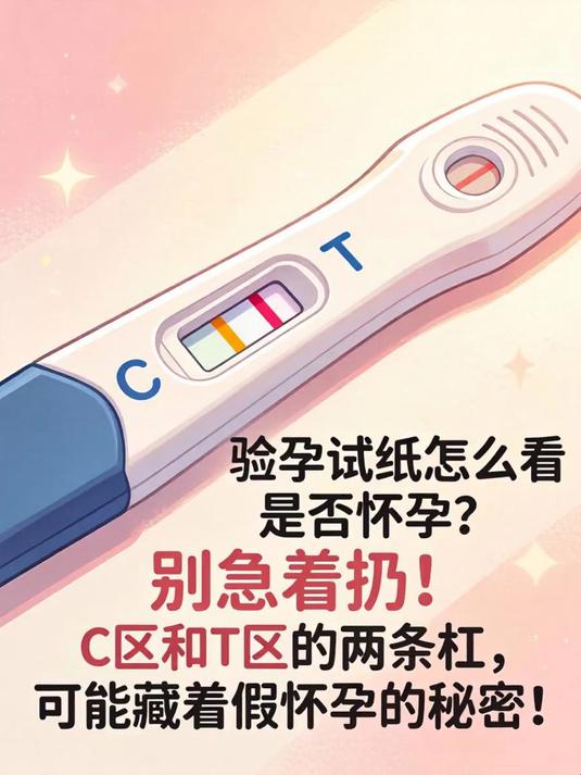 验孕试纸怎么看是否怀孕?别急着扔!C区和T区的两条杠,可能藏着假怀孕的秘密!