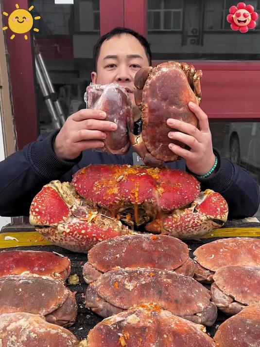 大个熟冻面包蟹!满膏满黄肉厚鲜甜,解冻即食海鲜硬菜