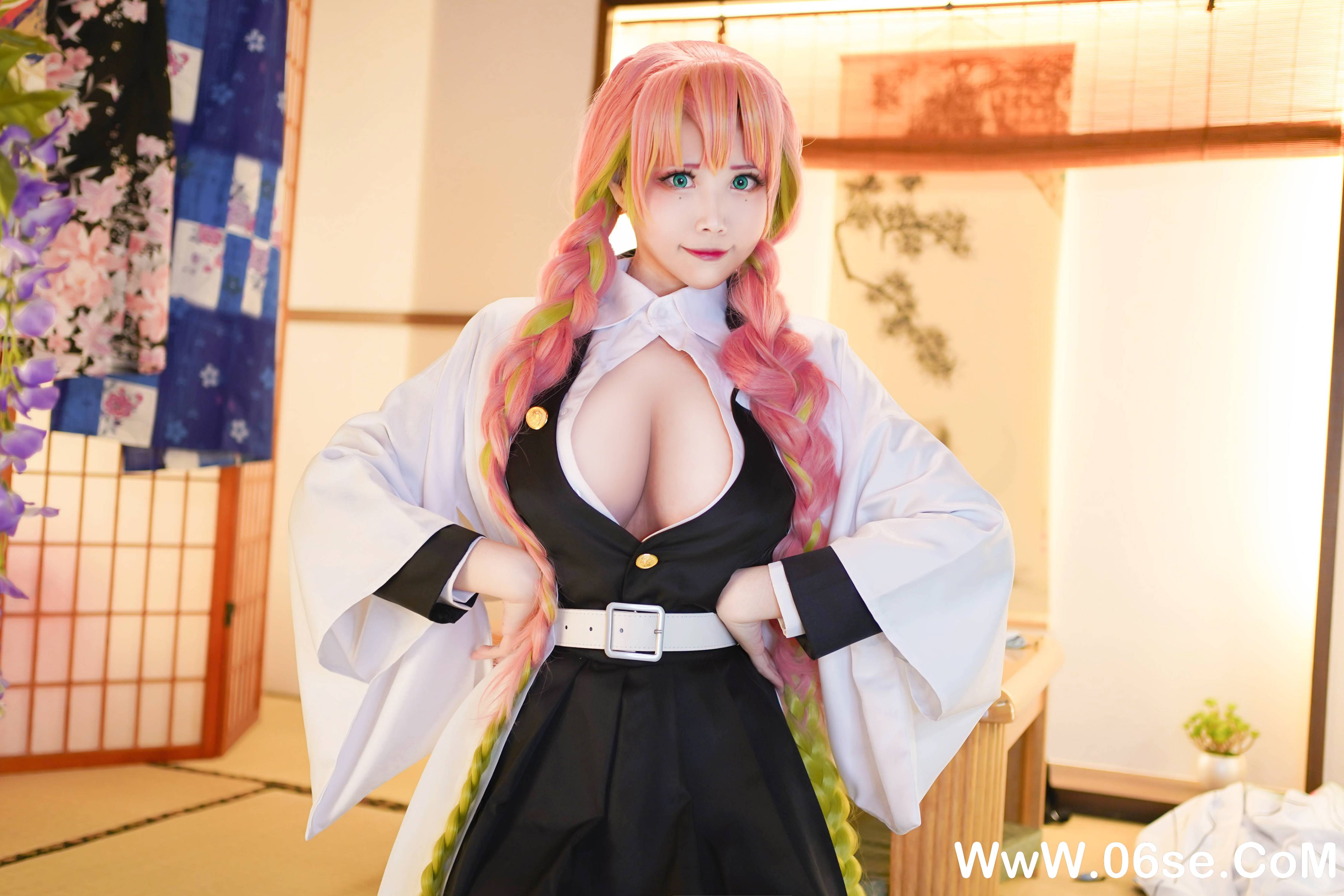 图片[20]-Coser萱-KaYa NO.127 — 鬼灭之刃 甘露寺[35P176M]-六色网