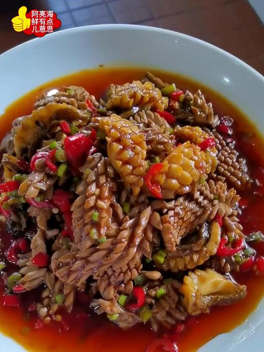 非常正经的(鲍炒腰花)鲜嫩爽滑。特色菜品