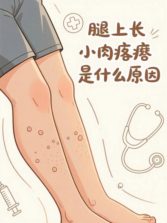 腿上长小肉疙瘩是什么原因 #健康扬帆季#